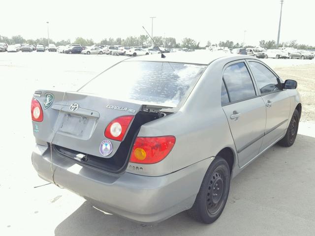 1NXBR32E54Z337279 - 2004 TOYOTA COROLLA CE GRAY photo 4