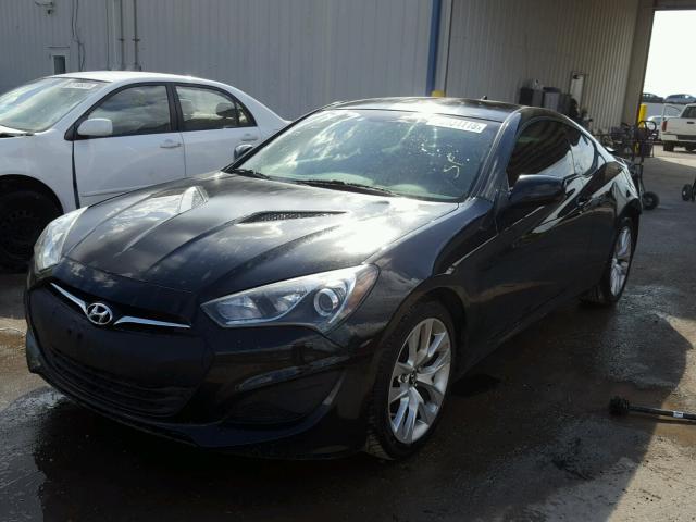 KMHHT6KD1DU105248 - 2013 HYUNDAI GENESIS CO BLACK photo 2