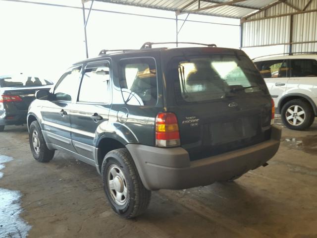 1FMYU01181KA70992 - 2001 FORD ESCAPE XLS GREEN photo 3