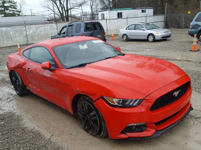 1FA6P8TH4F5305413 - 2015 FORD MUSTANG RED photo 1