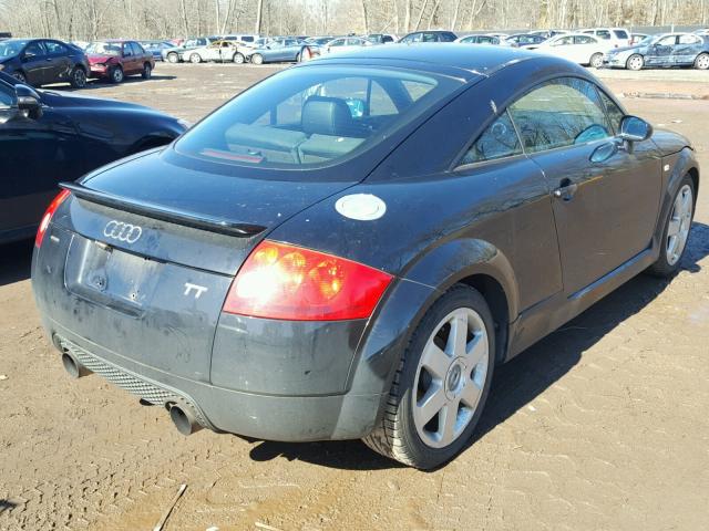 TRUWC28N421031400 - 2002 AUDI TT QUATTRO BLACK photo 4