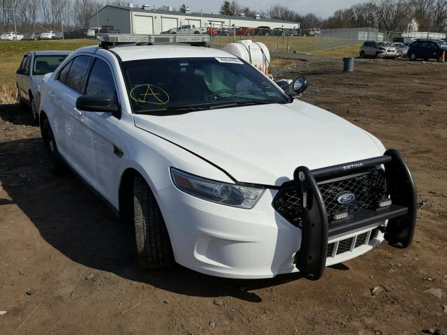 1FAHP2MK7EG100851 - 2014 FORD TAURUS POL WHITE photo 1