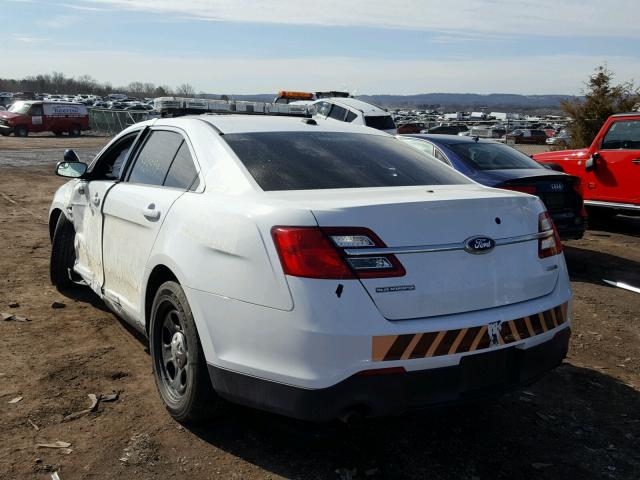 1FAHP2MK7EG100851 - 2014 FORD TAURUS POL WHITE photo 3