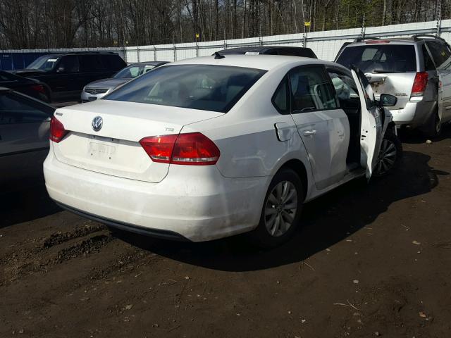 1VWAT7A37EC086732 - 2014 VOLKSWAGEN PASSAT S WHITE photo 4