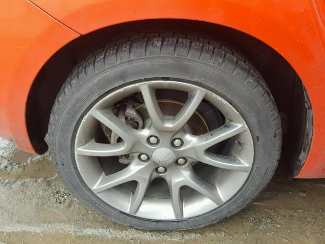 1C3CDFBB0FD243610 - 2015 DODGE DART SXT ORANGE photo 9