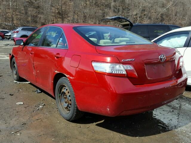 4T1BE46K77U156156 - 2007 TOYOTA CAMRY NEW RED photo 3