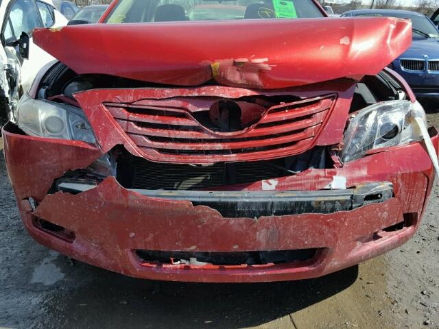 4T1BE46K77U156156 - 2007 TOYOTA CAMRY NEW RED photo 7