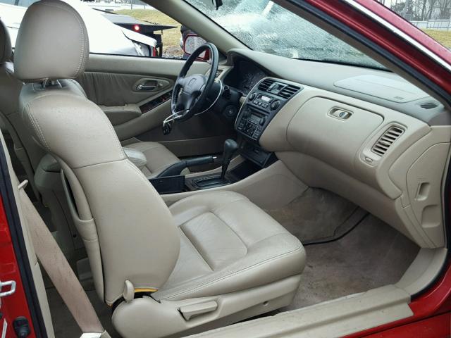 1HGCG2257WA007660 - 1998 HONDA ACCORD EX RED photo 5