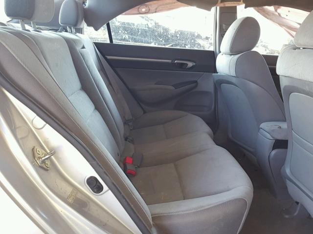 19XFA1F84AE038088 - 2010 HONDA CIVIC EX ვერცხლისფერი ფოტო 6