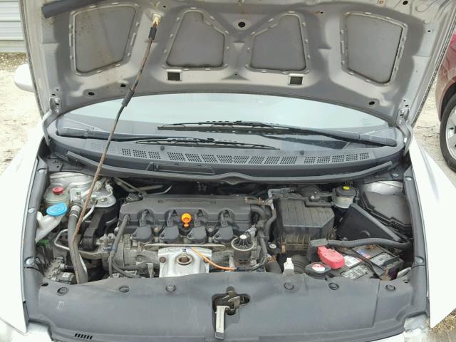 19XFA1F84AE038088 - 2010 HONDA CIVIC EX SILVER photo 7