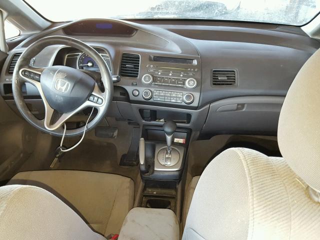 19XFA1F84AE038088 - 2010 HONDA CIVIC EX ვერცხლისფერი ფოტო 9