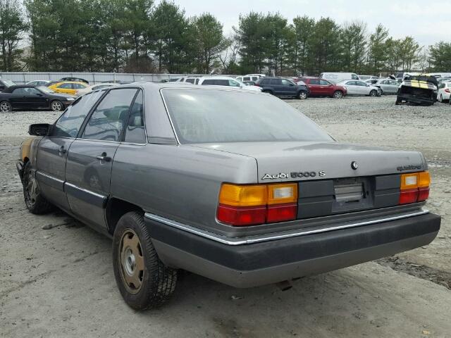 WAUDC0441HN113411 - 1987 AUDI 5000 S QUA GRAY photo 3