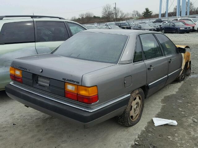 WAUDC0441HN113411 - 1987 AUDI 5000 S QUA GRAY photo 4