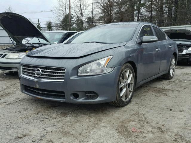 1N4AA5AP7AC869839 - 2010 NISSAN MAXIMA S GRAY photo 2