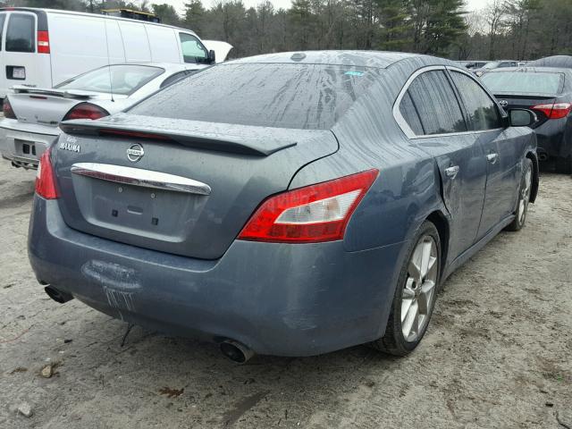 1N4AA5AP7AC869839 - 2010 NISSAN MAXIMA S GRAY photo 4