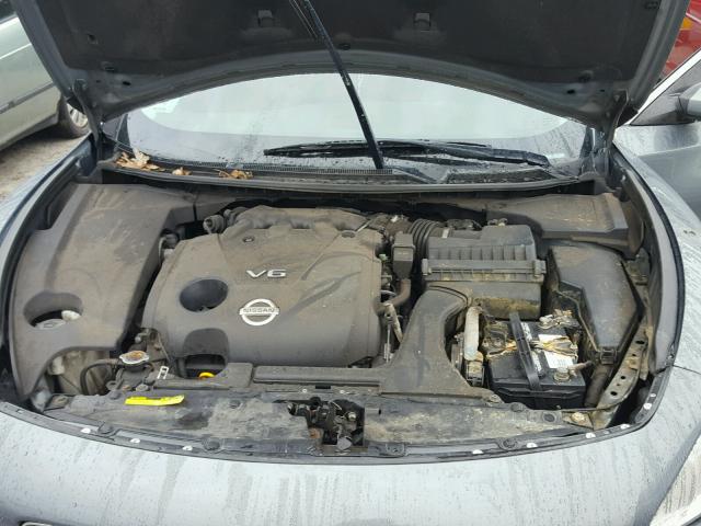 1N4AA5AP7AC869839 - 2010 NISSAN MAXIMA S GRAY photo 7