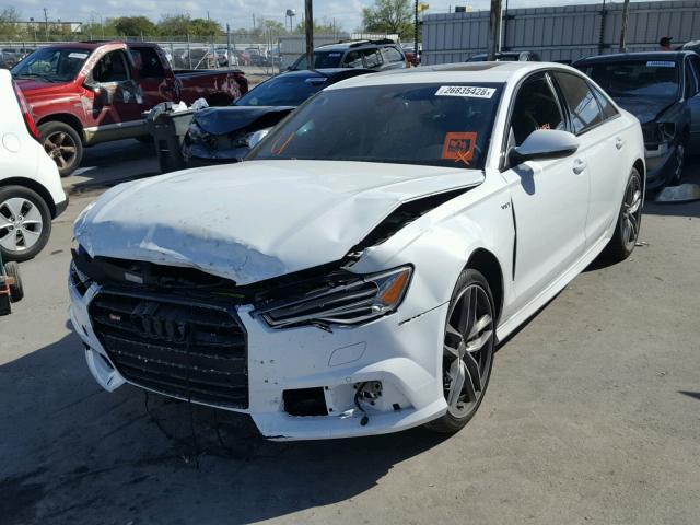 WAUFFAFC7JN009165 - 2018 AUDI S6 PREMIUM WHITE photo 2