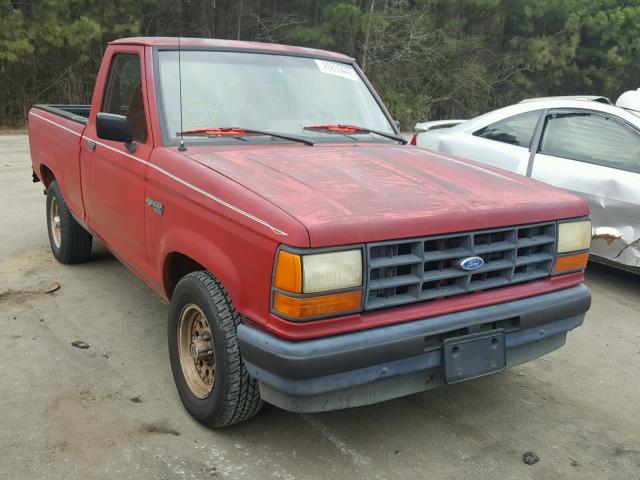 1FTCR10UXNTA49773 - 1992 FORD RANGER RED photo 1