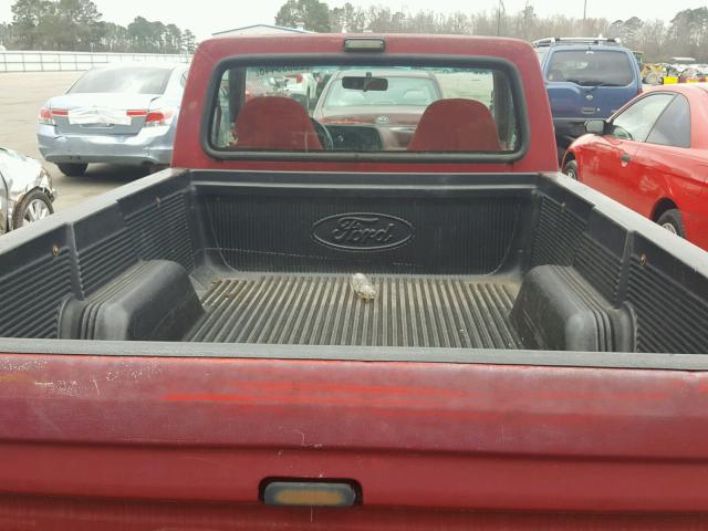 1FTCR10UXNTA49773 - 1992 FORD RANGER RED photo 6