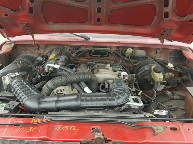 1FTCR10UXNTA49773 - 1992 FORD RANGER RED photo 7