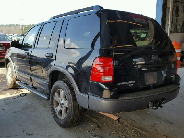 1FMZU63KX5UA27956 - 2005 FORD EXPLORER X BLACK photo 3