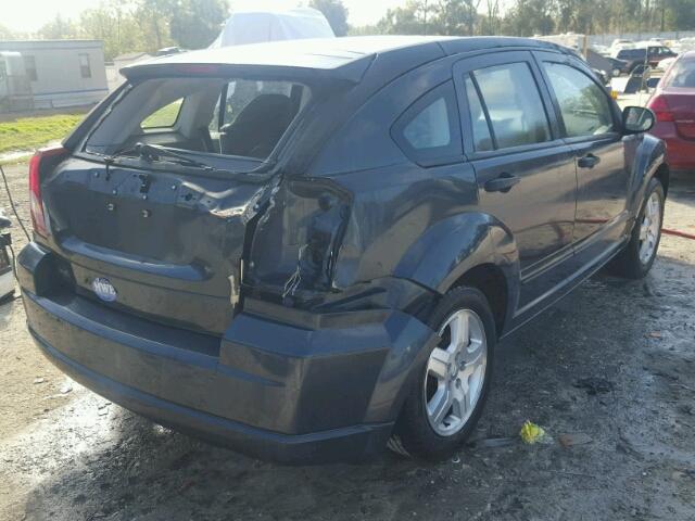 1B3HB48B37D149176 - 2007 DODGE CALIBER SX GRAY photo 4