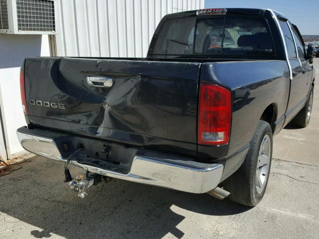 1D7HA18N05S298881 - 2005 DODGE RAM 1500 S BLACK photo 4