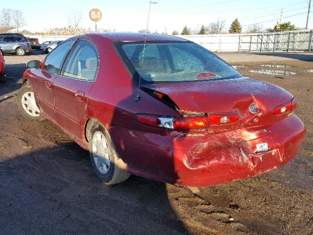 1MEFM50U6WG625628 - 1998 MERCURY SABLE GS RED photo 3