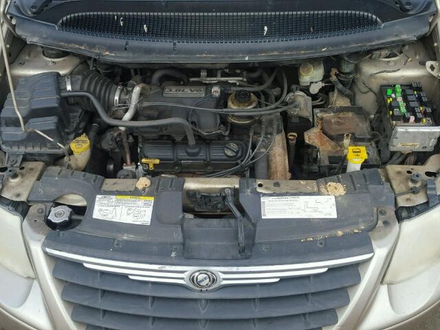 2A8GP54L16R771179 - 2006 CHRYSLER TOWN & COU GOLD photo 7