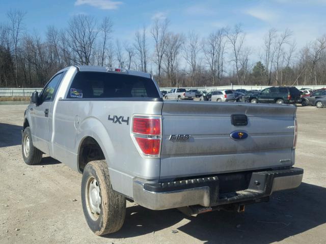 1FTMF1EM5BKD16082 - 2011 FORD F150 SILVER photo 3