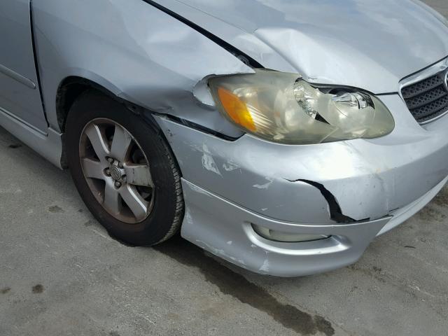 2T1BR32E86C708620 - 2006 TOYOTA COROLLA CE SILVER photo 9