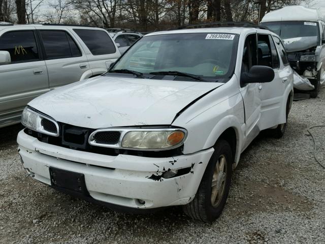 1GHDT13S722155433 - 2002 OLDSMOBILE BRAVADA WHITE photo 2