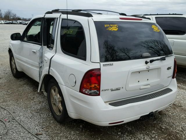 1GHDT13S722155433 - 2002 OLDSMOBILE BRAVADA WHITE photo 3