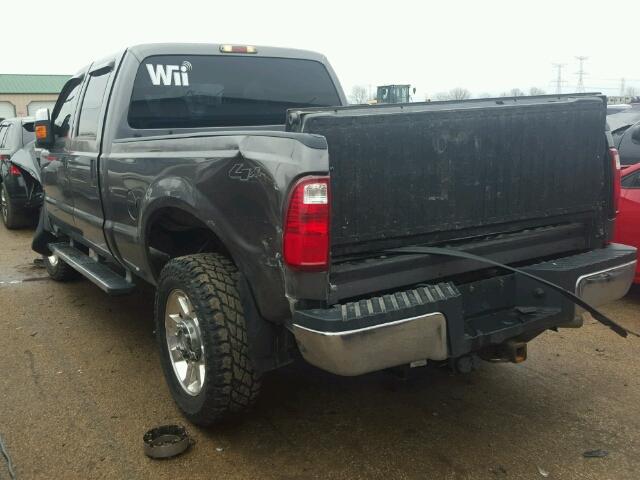 1FTSW2BRXAEA03197 - 2010 FORD F250 SUPER GRAY photo 3