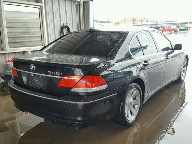 WBAHL83556DT00180 - 2006 BMW 750 I BLACK photo 4