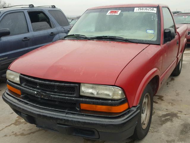 1GCCS1443W8252376 - 1998 CHEVROLET S TRUCK S1 MAROON photo 2