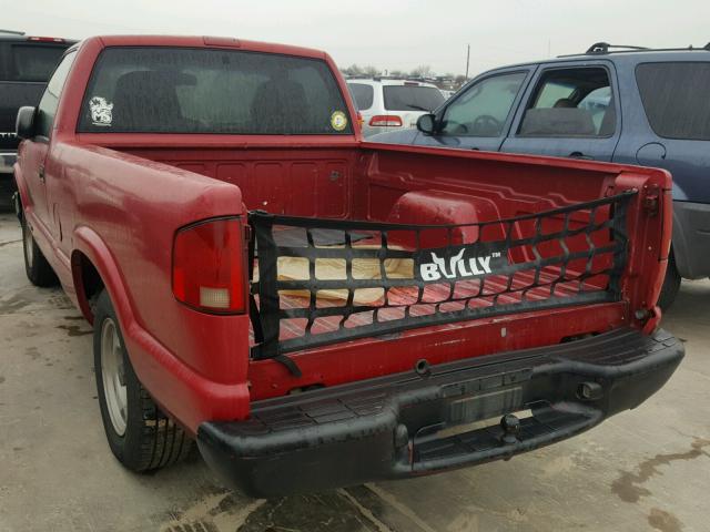 1GCCS1443W8252376 - 1998 CHEVROLET S TRUCK S1 MAROON photo 3