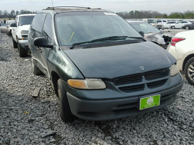 2B4GP24G3YR868408 - 2000 DODGE GRAND CARA GREEN photo 1