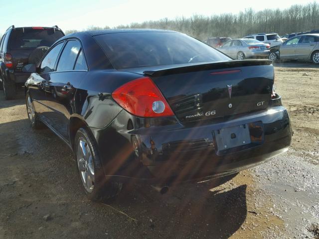 1G2ZH57N284115755 - 2008 PONTIAC G6 GT BLACK photo 3