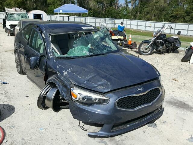 KNALN4D71E5155886 - 2014 KIA CADENZA PR BLUE photo 1