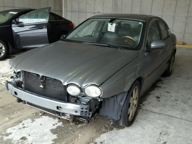 SAJEA51C94WD86014 - 2004 JAGUAR X-TYPE 3.0 GRAY photo 2