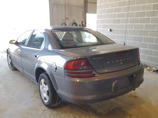 1B3EL46X35N569350 - 2005 DODGE STRATUS GRAY photo 3