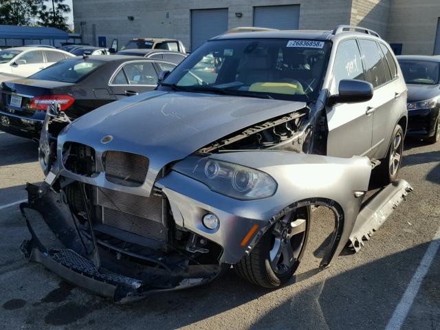 5UXFE43539L263488 - 2009 BMW X5 XDRIVE3 GRAY photo 2