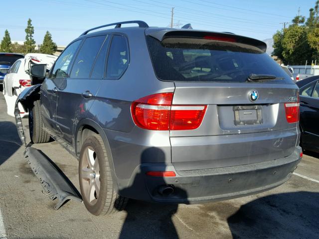 5UXFE43539L263488 - 2009 BMW X5 XDRIVE3 GRAY photo 3