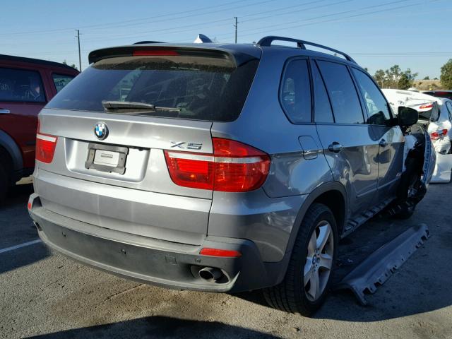 5UXFE43539L263488 - 2009 BMW X5 XDRIVE3 GRAY photo 4