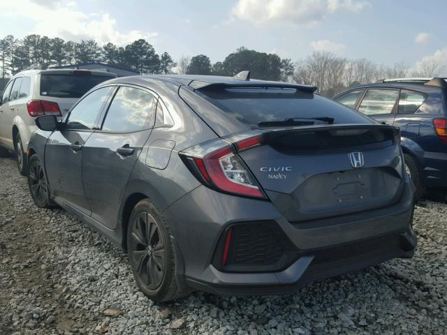 SHHFK7H59HU209049 - 2017 HONDA CIVIC EX ნაცრისფერი ფოტო 3