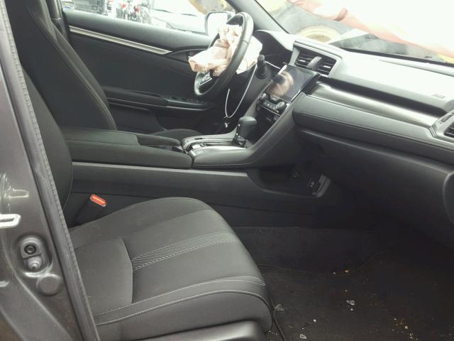 SHHFK7H59HU209049 - 2017 HONDA CIVIC EX ნაცრისფერი ფოტო 5