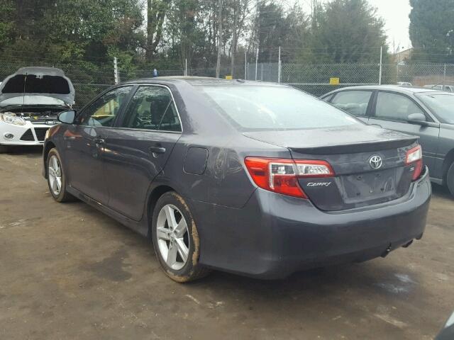 4T1BF1FKXEU869576 - 2014 TOYOTA CAMRY L GRAY photo 3