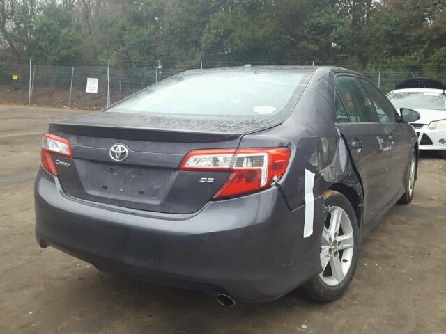 4T1BF1FKXEU869576 - 2014 TOYOTA CAMRY L GRAY photo 4