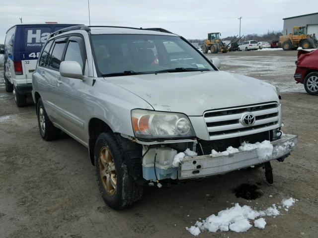 JTEEP21A650092951 - 2005 TOYOTA HIGHLANDER GRAY photo 1